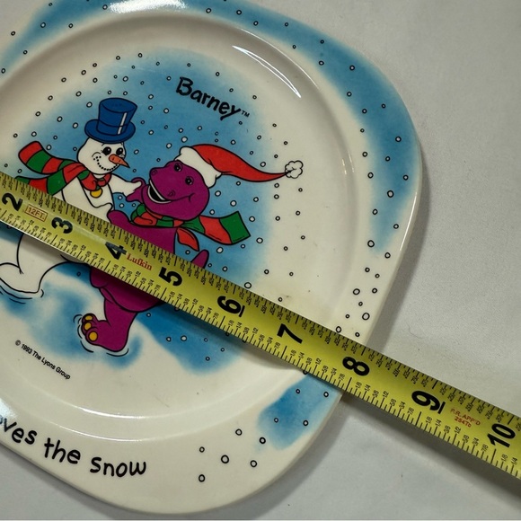 Barney Snowman Plate - Multicolor - Picture 8 of 8